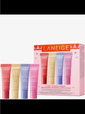 Laneige Mini Glowy Lip Balm 4 Piece Set